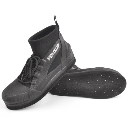 Yonsub Drainage Fishing Shoes | Quick-Dry Aqua Socks for Rock & Jetty Fishing | Anti-Slip & Cut-Resistant Water Shoes | YZ034