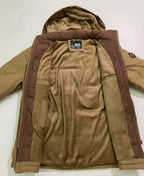 Neue Winterjacke mit dicker, warmer Wattierung aus Baumwolle, Windjacke mit Kapuze, Parka, Übergröße | 13029 