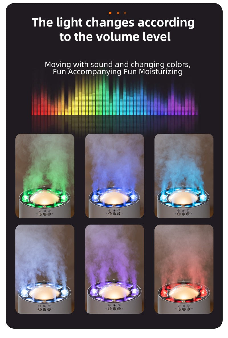 Neuester Diffusor für ätherische Öle, Luftbefeuchter, Aromatherapie-Diffusor für Zuhause, Discokugel, mit kühlem Nebel und LED-Leuchten | 262 