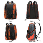 Großer Fitness- und Sportrucksack – Perfekt für Pickleball, Tennis, Camping und Wandern | 61-P2439 
