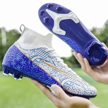 Football Cleats Professional High-Top Breathable Soccer Shoes | 23152