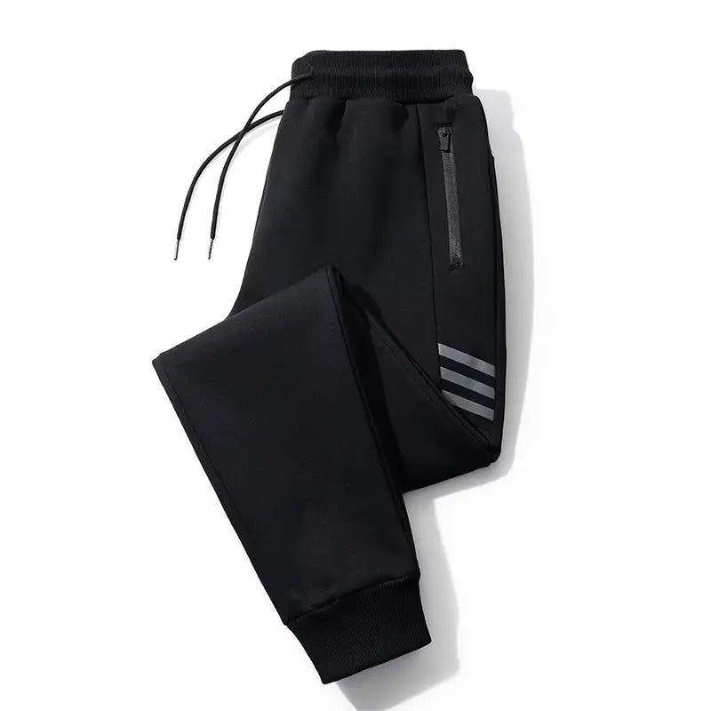 Herrenhose Locker sitzende Sporthose Große gerade Röhre Warme Jogginghose | K176 
