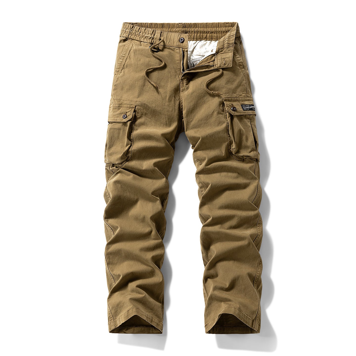 G-Stone Multi-Pocket Cotton Cargo Pants | Men‘s Outdoor Tactical Trousers | Relaxed Straight Leg Hiking & Work Pants | 8558