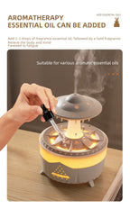 Fernbedienung Regentropfenwolke Luftbefeuchter 7 Farben LED Lampe UFO Aroma Diffusoren | X01 