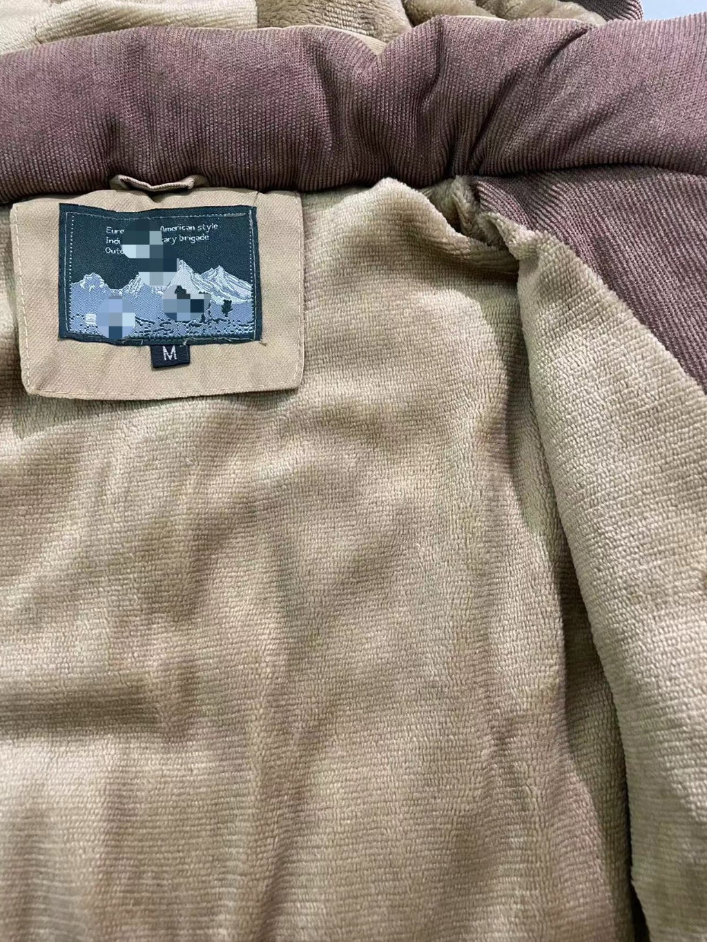 Neue Winterjacke mit dicker, warmer Wattierung aus Baumwolle, Windjacke mit Kapuze, Parka, Übergröße | 13029 