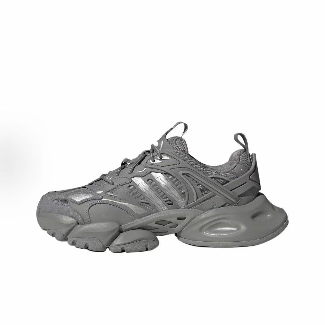 High-Top Dad Sneakers | Lightweight Armor-Inspired Shoes | Thick-Soled Height-Increasing Casual Trainers | XLG01