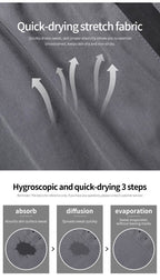 Herren Laufshorts Reißverschlusstaschen Seitlich geteilte Workout Atmungsaktive Gym Shorts | K04 