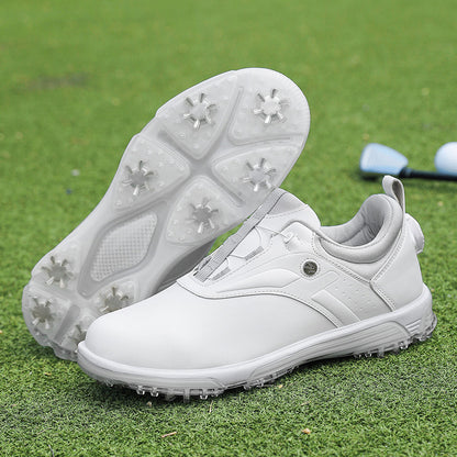 Men's & Women's Golf Shoes with Rotating Buckle | Waterproof Spike less Sneakers | Dedicated Golf & Casual Footwear | X13