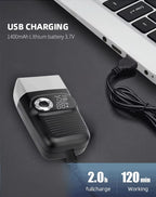 PRITECH 2-in-1 Elektrischer Haarschneider LCD-Display USB wiederaufladbar Wasserdichter Glatzenrasierer für Männer | RSM-1699 