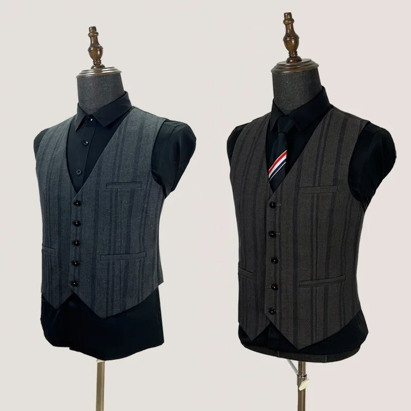 Dreiteiliger Herrenanzug aus hochwertigem Leinen – Formeller Blazer für Hochzeiten und Business | 978 