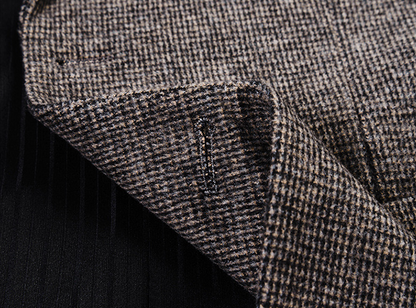 Men's Wool Blend Suit Blazer | 2025 Autumn Winter Premium Business Suit Jacket | Mid-Weight Formal Office Wear | 2513-398