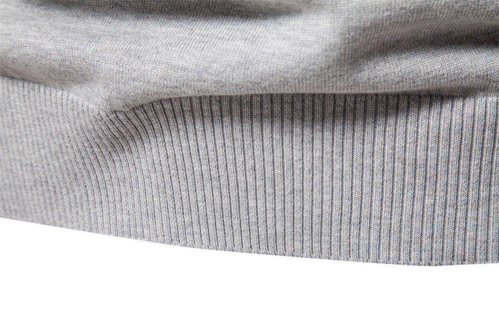Winter-Rollkragenpullover aus Baumwolle mit Stehkragen, gerippter Business-Streifen für Herren | SW155 