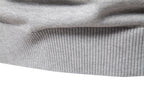 Winter-Rollkragenpullover aus Baumwolle mit Stehkragen, gerippter Business-Streifen für Herren | SW155 