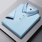 Herren-Golf-Poloshirt mit kurzen Ärmeln und Revers, schnelltrocknend und mit gesticktem Design | SG2316 