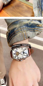 Herren Armbanduhren Mode Mondphase Tourbillon Automatische Mechanische Uhren | m186 