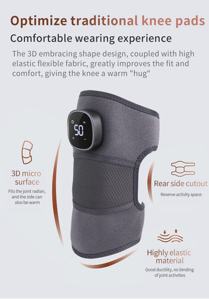 Heated Knee Brace Wrap Cordless Knee Massager with Heat & Vibration for Pain Relief Arthritis leg & knee massager | J15A (Copy)