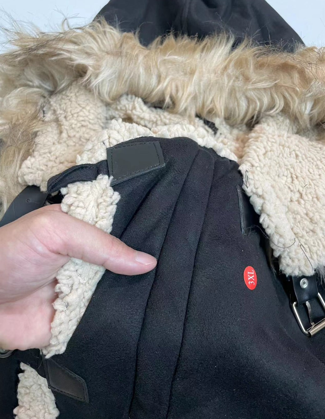 Herren Winter Lässig Warm Dick Parka Oberbekleidung Plus Size Pelzjacke Mäntel | 3258# 