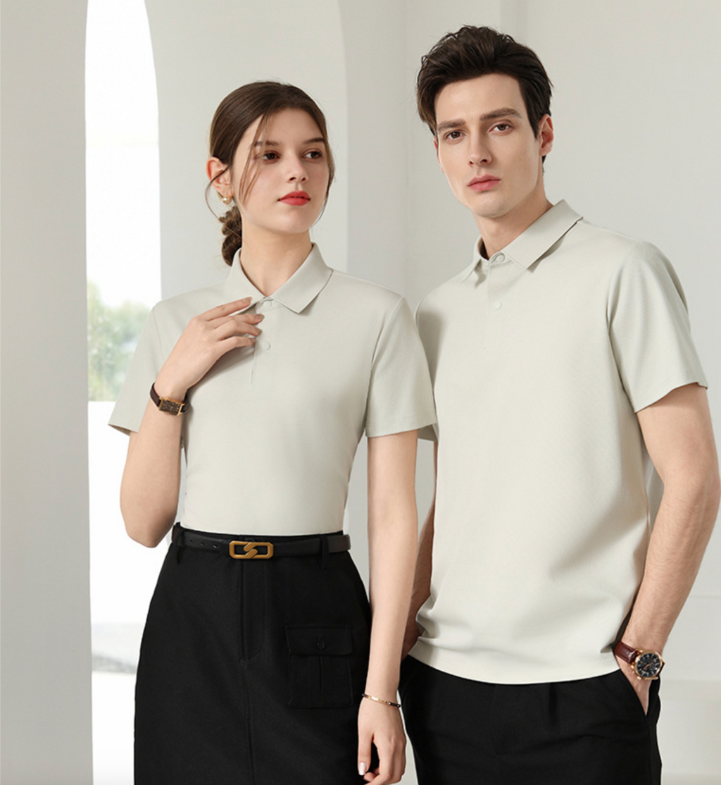 Poloshirt aus 100-fädiger merzerisierter Baumwolle | Antibakteriell &amp; kühlend | Unisex Sommer-Kurzarm-Poloshirt | L11-8230 