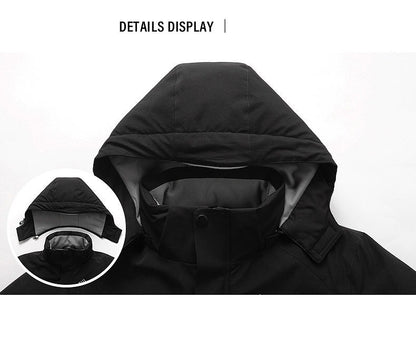 Men USB Electric Heater Winter Fleece Inner Jacket Coats Thick Warm Casual USB Heated Premium Jacket | 993