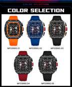 Herren Luxus Top Marke Quarz Sport Uhren Silikon Armband Chronograph Armbanduhren | MF0399G 