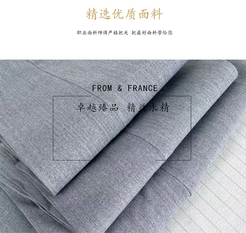 Sharp &amp; Tailored Herren 3-teiliges Slim Fit Einreihiger Anzug Blazer Hochzeit Business Anzughose und Weste Set | HC69 