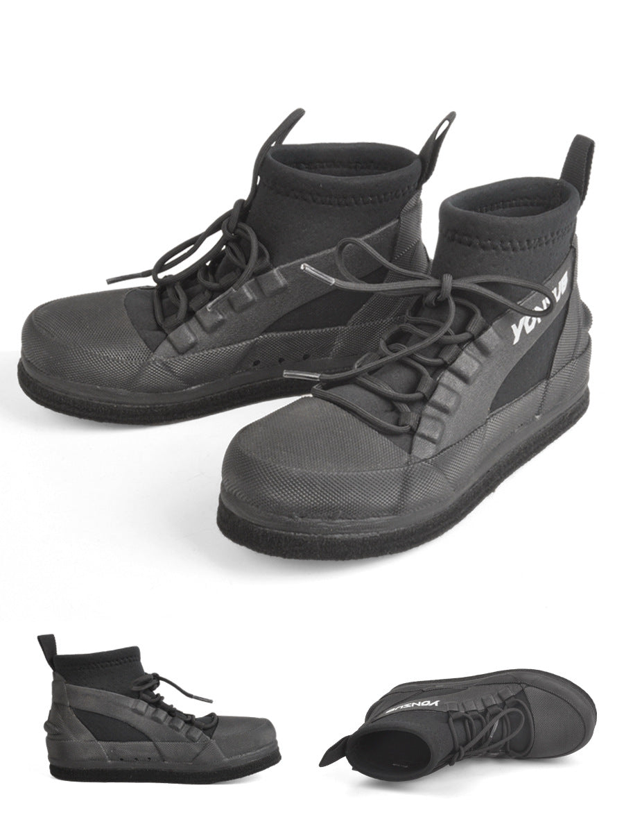 Yonsub Drainage Fishing Shoes | Quick-Dry Aqua Socks for Rock & Jetty Fishing | Anti-Slip & Cut-Resistant Water Shoes | YZ034