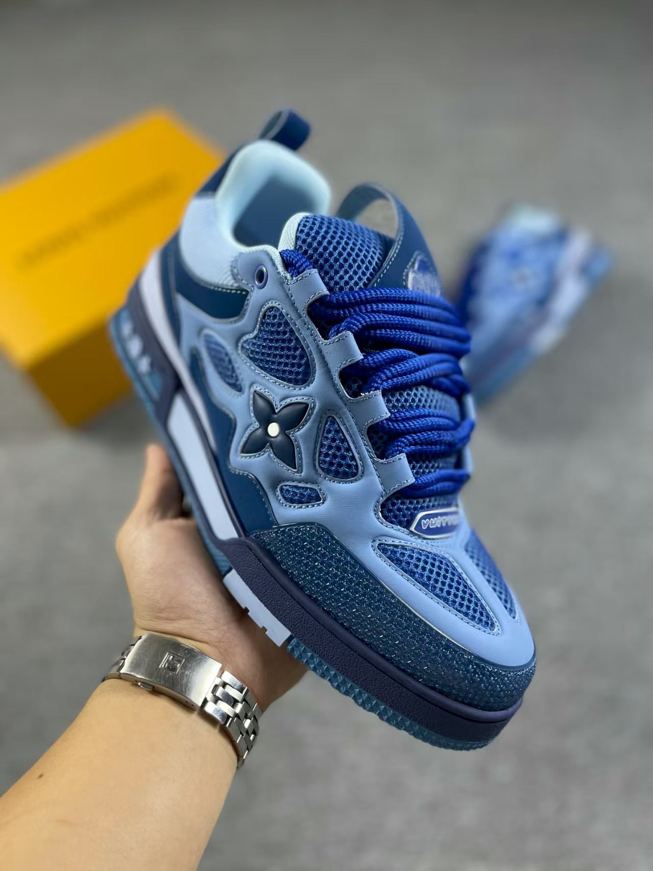 Unisex Donut Thick-Soled Dad Sneakers | Height-Increasing Chunky Trainers | Fashion Casual Lace-Up Sports Shoes | 12124