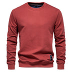 Winterdicker Pullover mit Rundhalsausschnitt, einfarbig, langärmelig, warm, schmaler Pullover | HD156 
