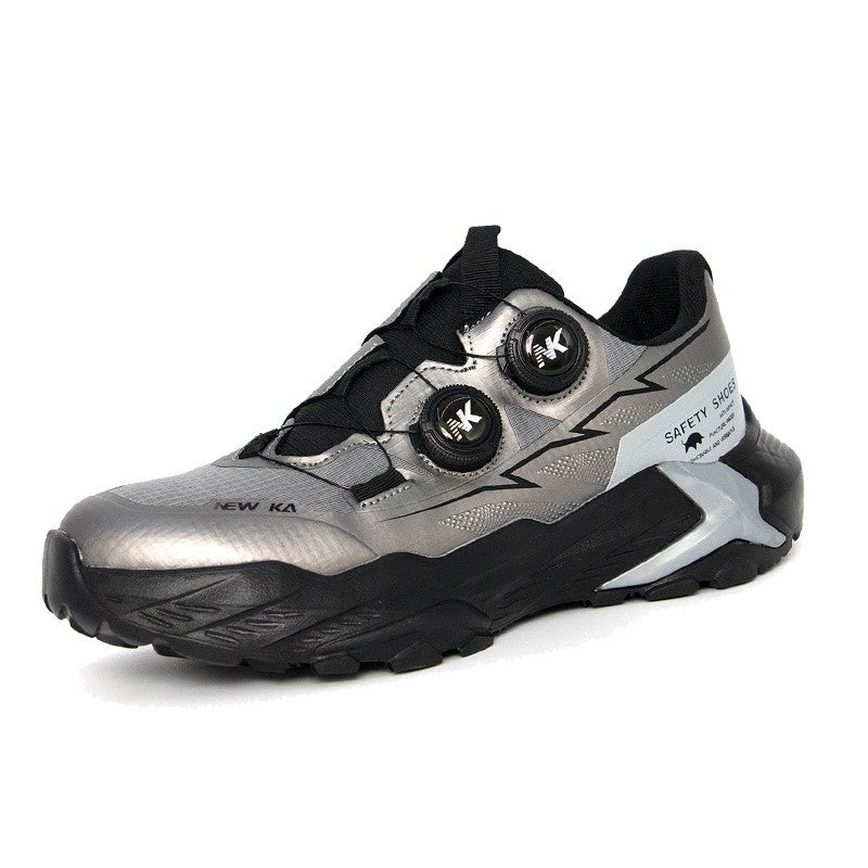 NK198 Steel Toe Safety Shoes | Anti-Puncture & Impact-Resistant Work Sneakers | European Standard Protective Footwear | TGLB001