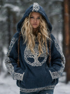 3D Digital Print Hooded Sweatshirt | Unisex Oversized Pullover