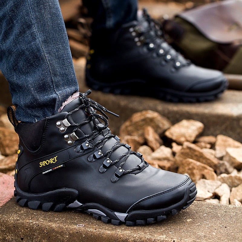 Herren Desert Leder Wanderstiefel Wasserdicht Geeignet Sicherheit Robuste Desert Boots | 999 