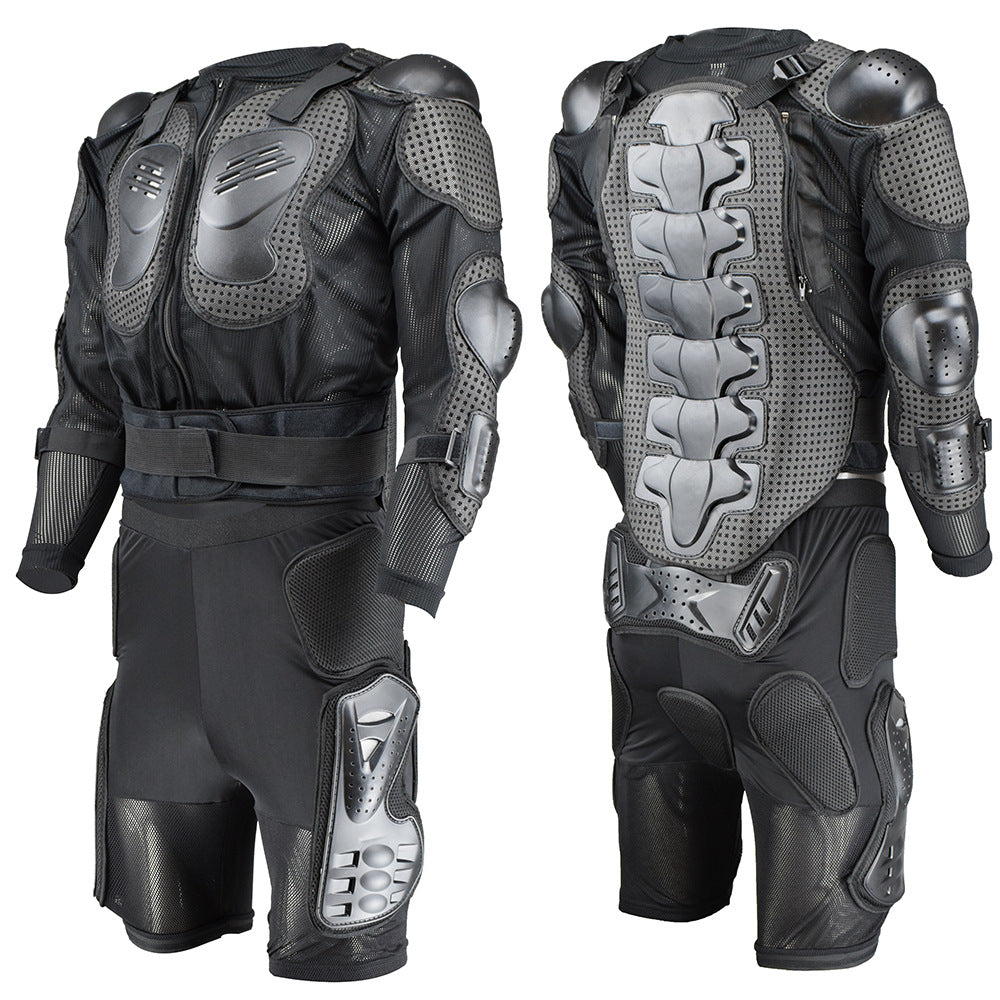 Ghost Racing Motorcycle Armored Shirt & Pants Set | CE-Level Protective Gear for Off-Road & Street Riding