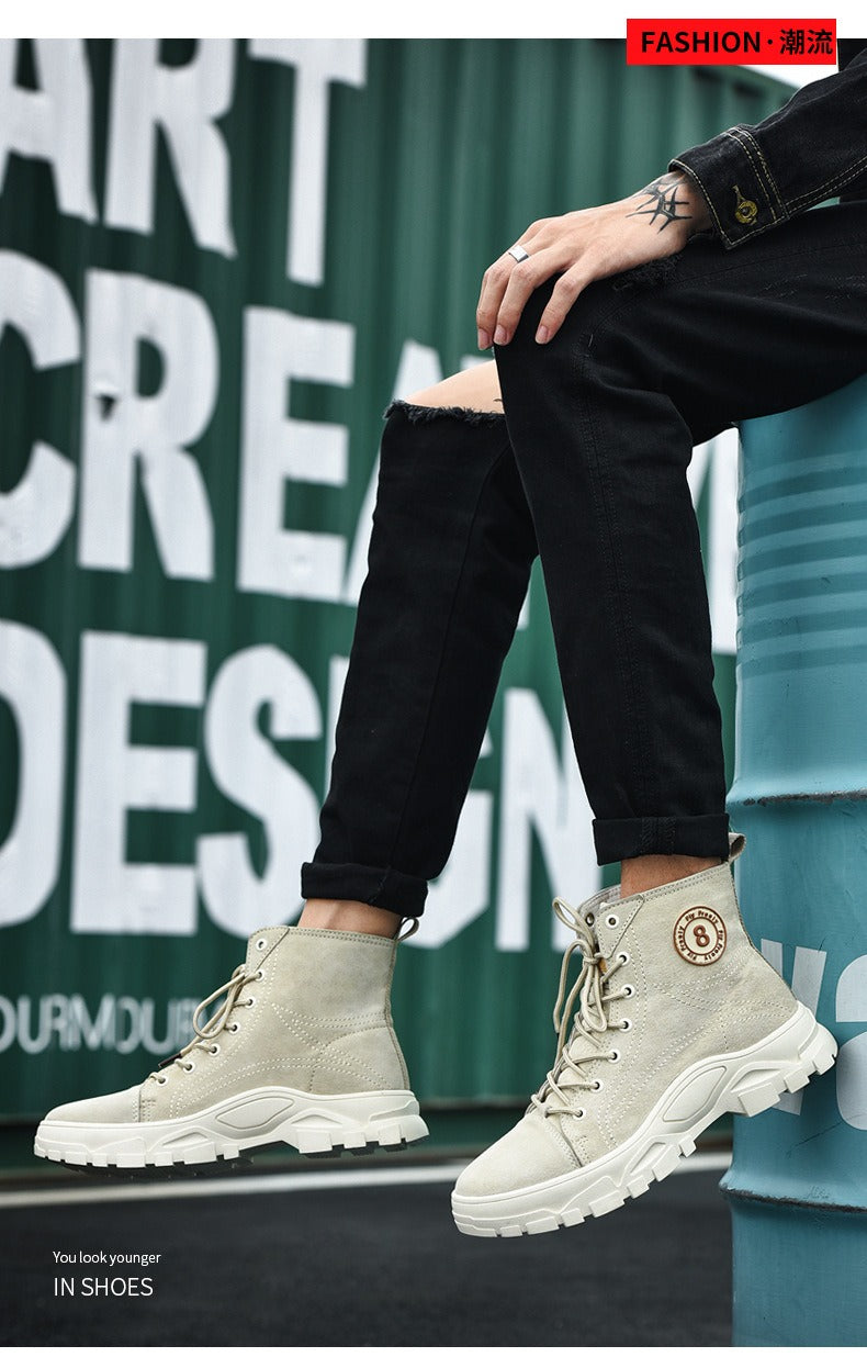 Herren Martin Boots – High-Top Retro British Style Winter Trendy Schuhe | 8909 