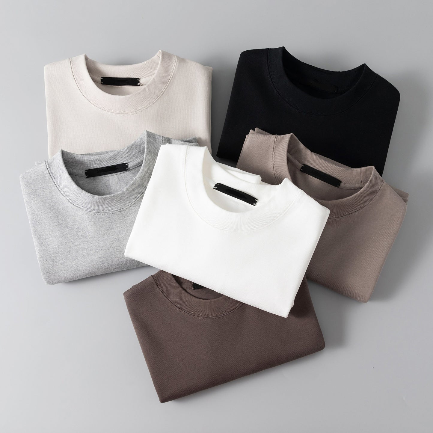 Schweres Baumwoll-T-Shirt für Herren – Sommerliche, lässige, lockere Passform, einfarbig, kurze Ärmel | BT1014 