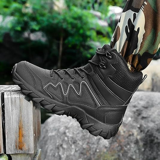 Hochwertige taktische Mil-Com-Kampfstiefel mit seitlichem Reißverschluss | 705
