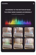 Neues Design 10 Düsen Luftbefeuchter &amp; Aroma Diffusor Dynamische Sound Pickup USB H2O ätherisches Öl Luftbefeuchter | KJR-273 
