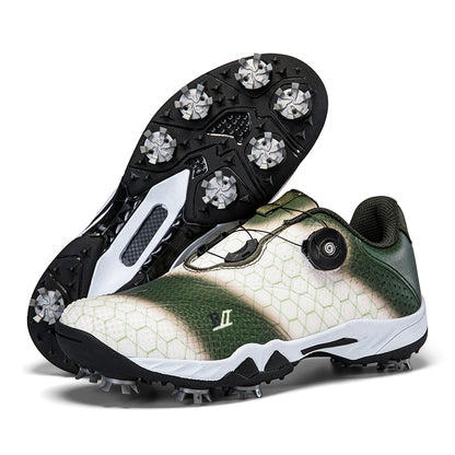 Unisex Professional Golf Shoes Spikeless Rotational Cleat Design Breathable & Stable Golf Sneakers | GX-006