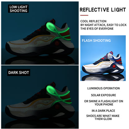 Luminous Men's Shoes AIR-MAX Shock Absorption Trainers & Wear-Resistant Sports Sneakers | 8928