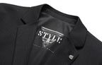 Men's Plus Size Casual Blazer | Stretch & Non-Iron Checkered Sport Coat | Oversized Comfort Fit Jacket for Big Gentlemen | XKX-Q5573