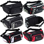 Waterproof Motorcycle Waist Bag | Motocross Race Belt Bag with Rain Cover Rider's Outdoor Crossbody Pack