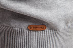 Winter-Rollkragenpullover aus Baumwolle mit Stehkragen, gerippter Business-Streifen für Herren | SW155 