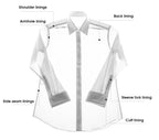 Herren Langarmhemd Gestreift Business Einfarbig Arbeit Formal Freizeithemd | FS05 
