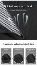 Herren Premium Qualität Reflektierende Streifen Sport Lauf Kapuzenoberteil Wasserdichte Outdoor Windrunner Gym Workout Jacken 