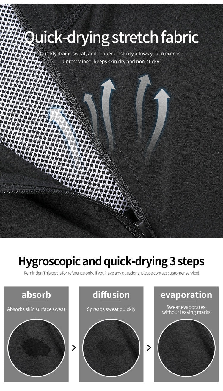 Herren Premium Qualität Reflektierende Streifen Sport Lauf Kapuzenoberteil Wasserdichte Outdoor Windrunner Gym Workout Jacken 