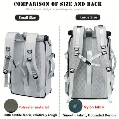 Professional Backpack Spacious Travel Rucksack Shoe Compartment Water-Resistant Outdoors Hiking Camping Bag Multiple Pockets & Padded Shoulder Straps | 7798