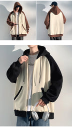 Lässige Strickjacke mit Reißverschluss für Herren, gewebtes Sport-Hoodie-Sweatshirt | JQN-3243 