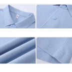 Poloshirt aus 100-fädiger merzerisierter Baumwolle | Antibakteriell &amp; kühlend | Unisex Sommer-Kurzarm-Poloshirt | L11-8230 