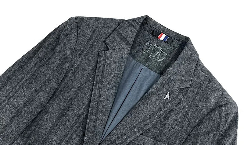 Dreiteiliger Herrenanzug aus hochwertigem Leinen – Formeller Blazer für Hochzeiten und Business | 978 