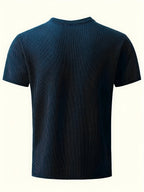 Herren-T-Shirt mit Bambusstreifen, kurzärmelig, atmungsaktiv, dehnbar, für den Sommer, Freizeitkleidung | 115 CSF 