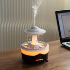 Fernbedienung Regentropfenwolke Luftbefeuchter 7 Farben LED Lampe UFO Aroma Diffusoren | X01 